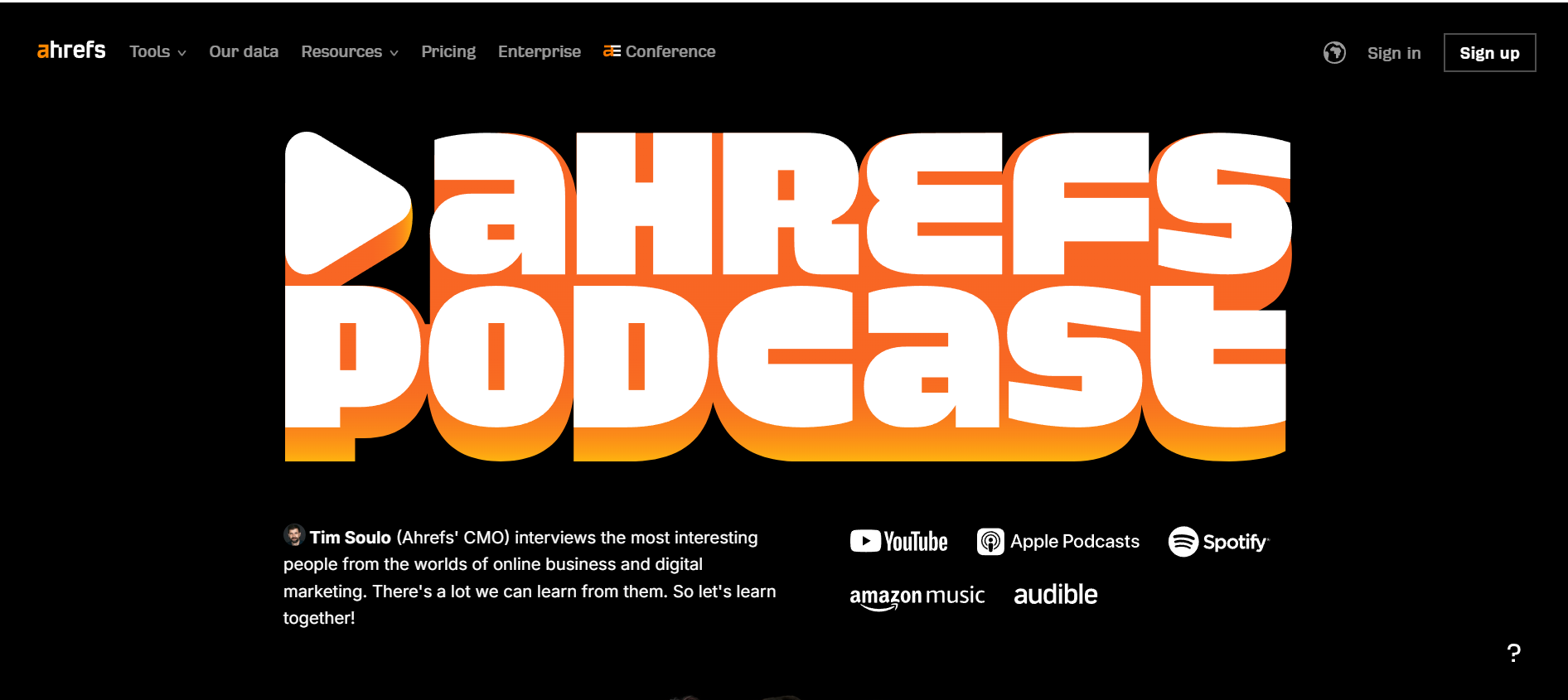 Example of a SaaS podcast